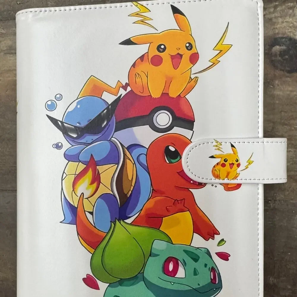 Pokemon A5 Binder with matching printed paper
